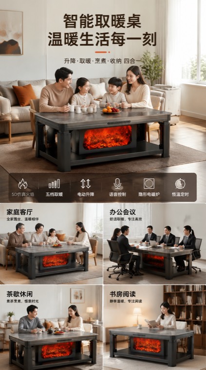 智能取暖桌详情页 04